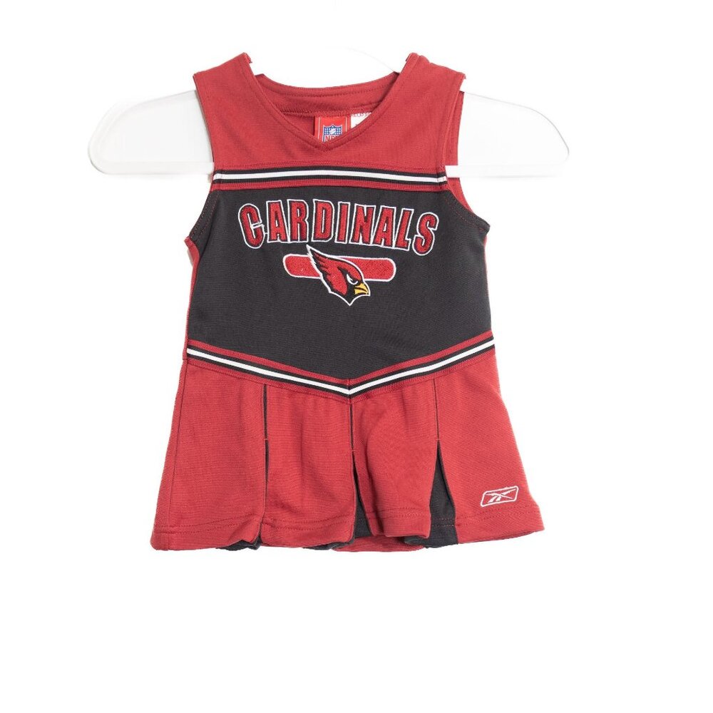 Arizona Cardinals Size 2T Girls Cheerleader Dress NFL Team Apparel Red & Black